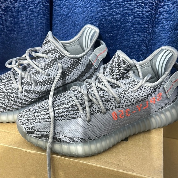 - Kids Gray Yeezy Sneakers